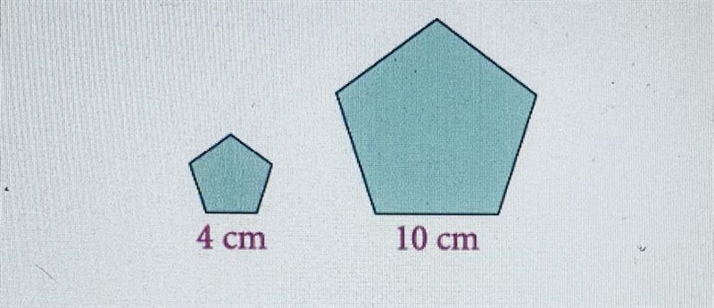 The area of the smaller regular pentagon is about 27.5 cm². What is the best approximation-example-1