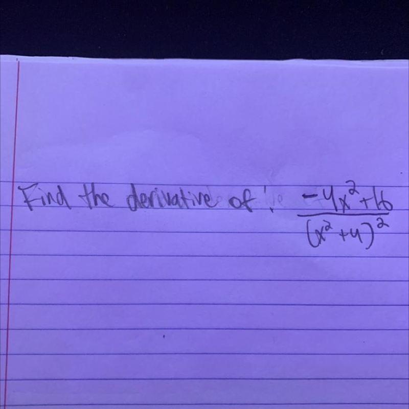 Derivative Calculus problem that I have done over ten times and can’t seem to get-example-1