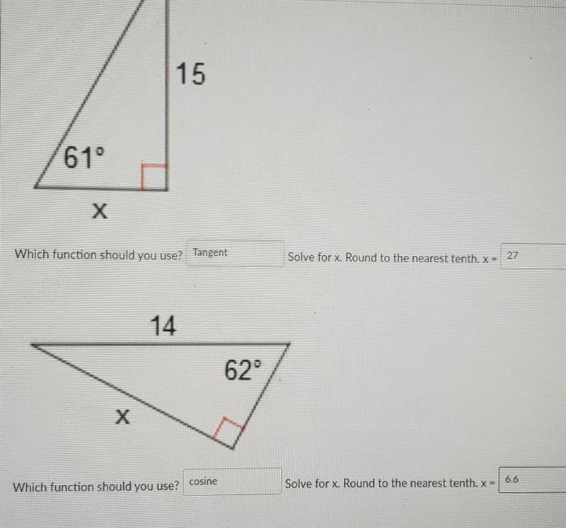 Can you check my answers. Which function should I use and solve for x but round to-example-1