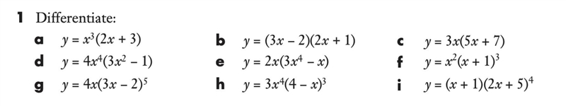 Hi, I need help differentiating using the product rule, thanks-example-1