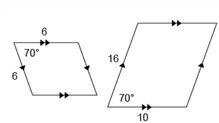 Do the two parallelograms in the figure appear to be similar? Why or why not?-example-1