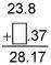 The difference between 2.4 and a number is 1.61, as shown below. What number should-example-1