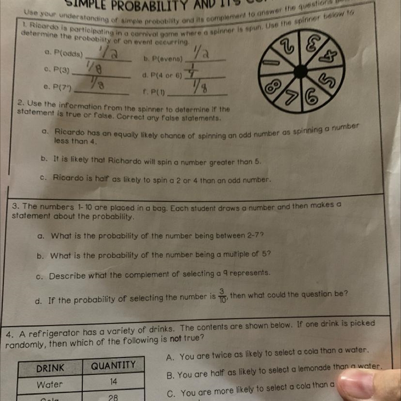 Help with number three parts a-d are all number three-example-1