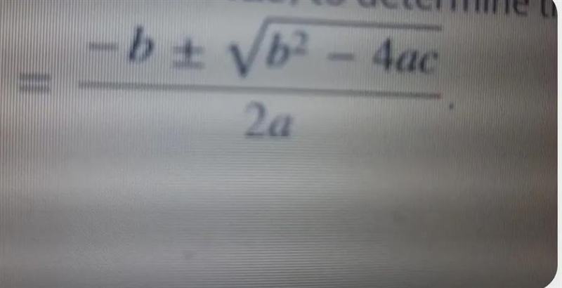 Use the discriminant, b^2 - 4ac, to determine the number of solutions of the following-example-1