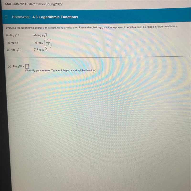 Simplify your answer, type an integer or a simplified fraction-example-1