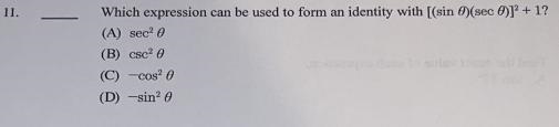 Which expression can be used to an identity with [(sin)(sec)]^2 + 1?-example-1