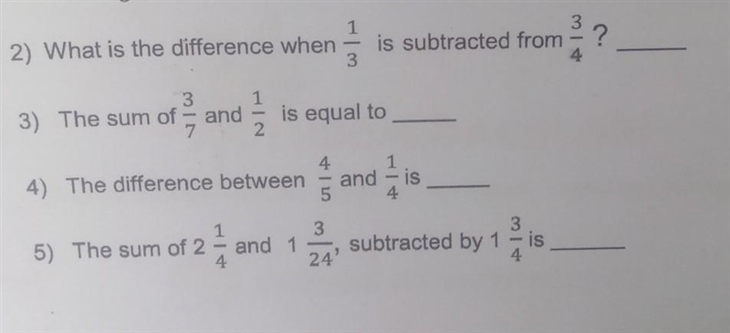 NEED ANSWERS ASAP WE NEED IT TOMORROW GRADE SIX MATH 1.What is the difference when-example-1