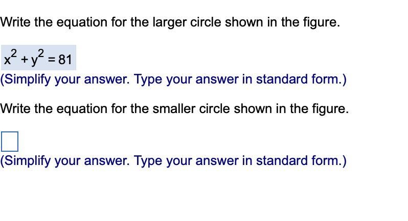 The equation of the red ellipse in the figure shown-example-2