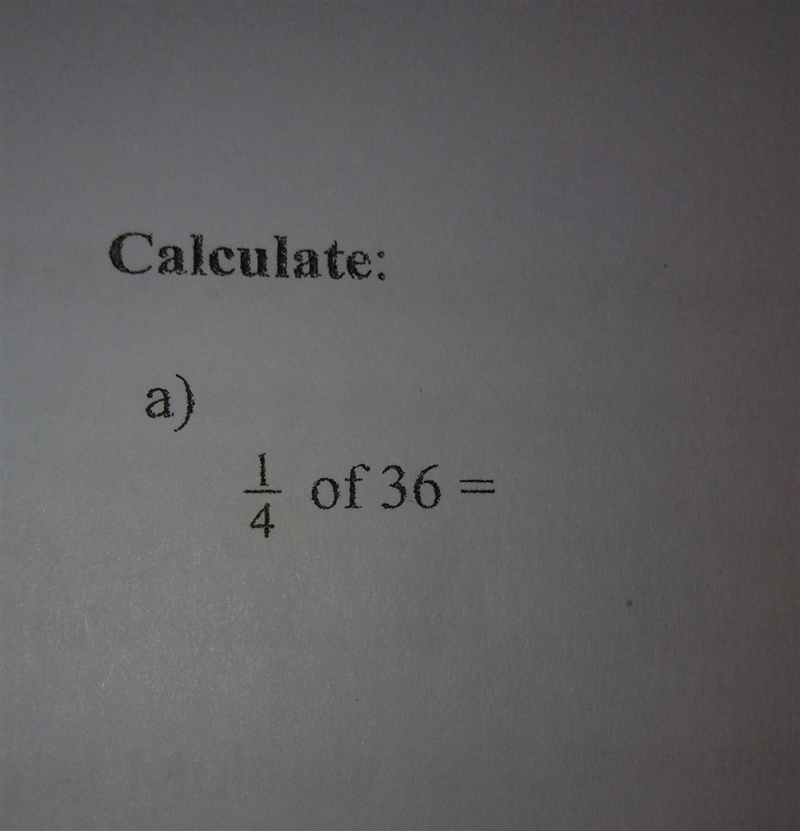 Calculate: a) of 36 =​-example-1