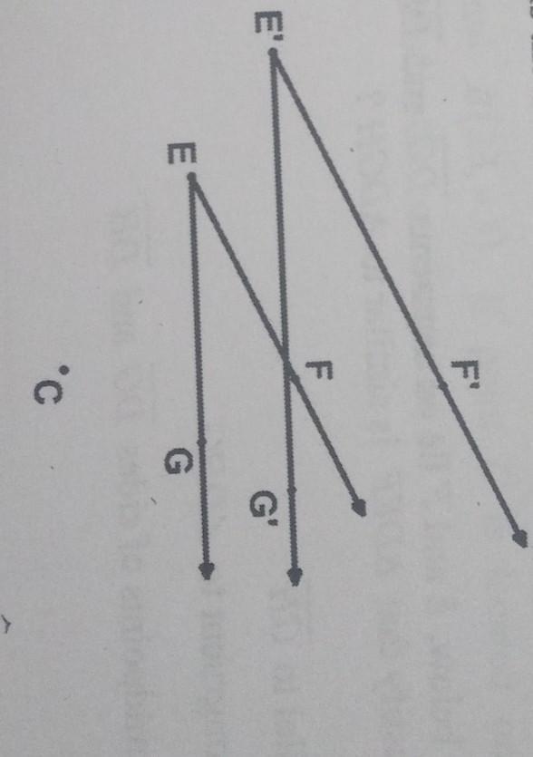 In the diagram, angle F'E'G' is the image of angle FEG after a dilation by a factor-example-1