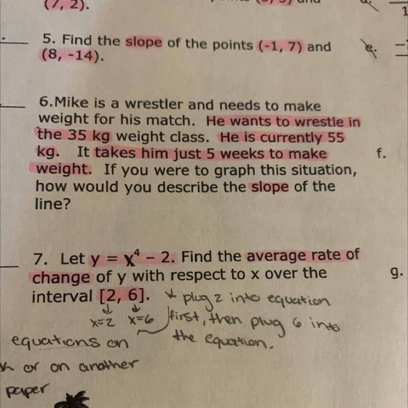 Let y = x^4- 2. Find the average rate of change of y with respect to x over the interval-example-1