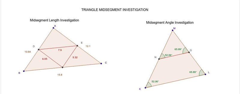 In addition, to parallel lines and other relationships between sides, using the Geogebra-example-1