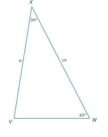 Find w. A. 8.9 B. 0.05 C. 0.08 D. 5.2-example-1