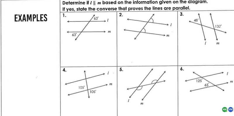 Those angles are alternate exterior angles. If a pair of alternate exterior angles-example-1