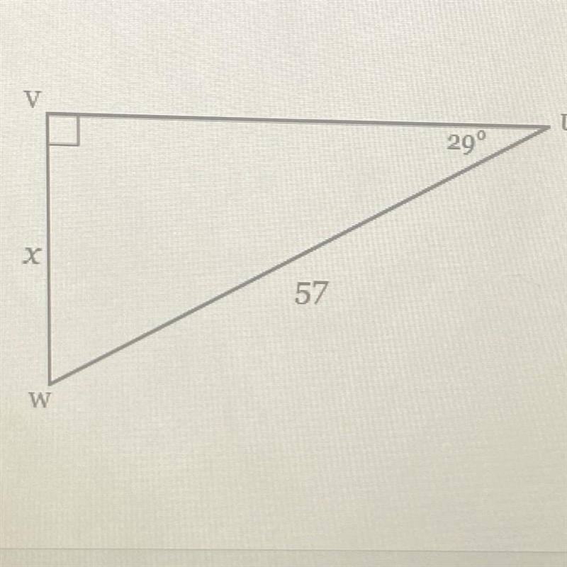 Solve for x. Round to the nearest tenth, if necessary.-example-1