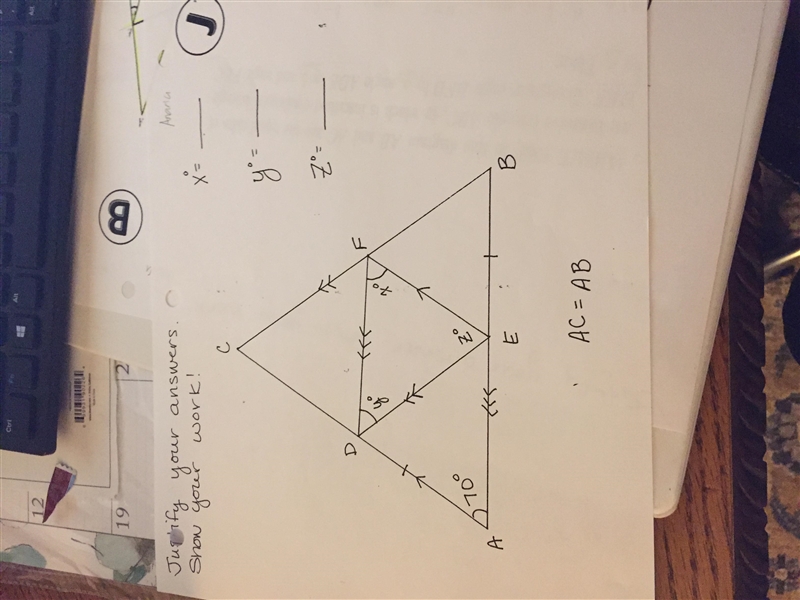 1. find BE2. find C3. find X, Y, and ZShow exact steps used to solve-example-2