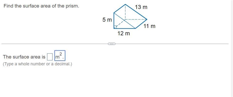 What is the surface area of the prism in the picture?-example-1