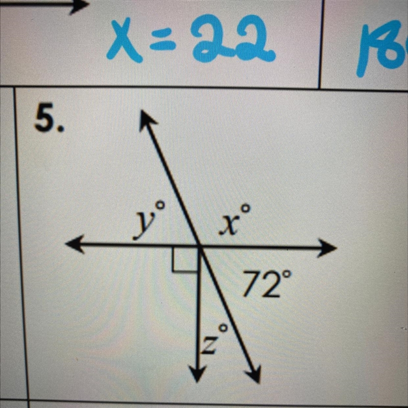 How would I find the missing angle measurements-example-1