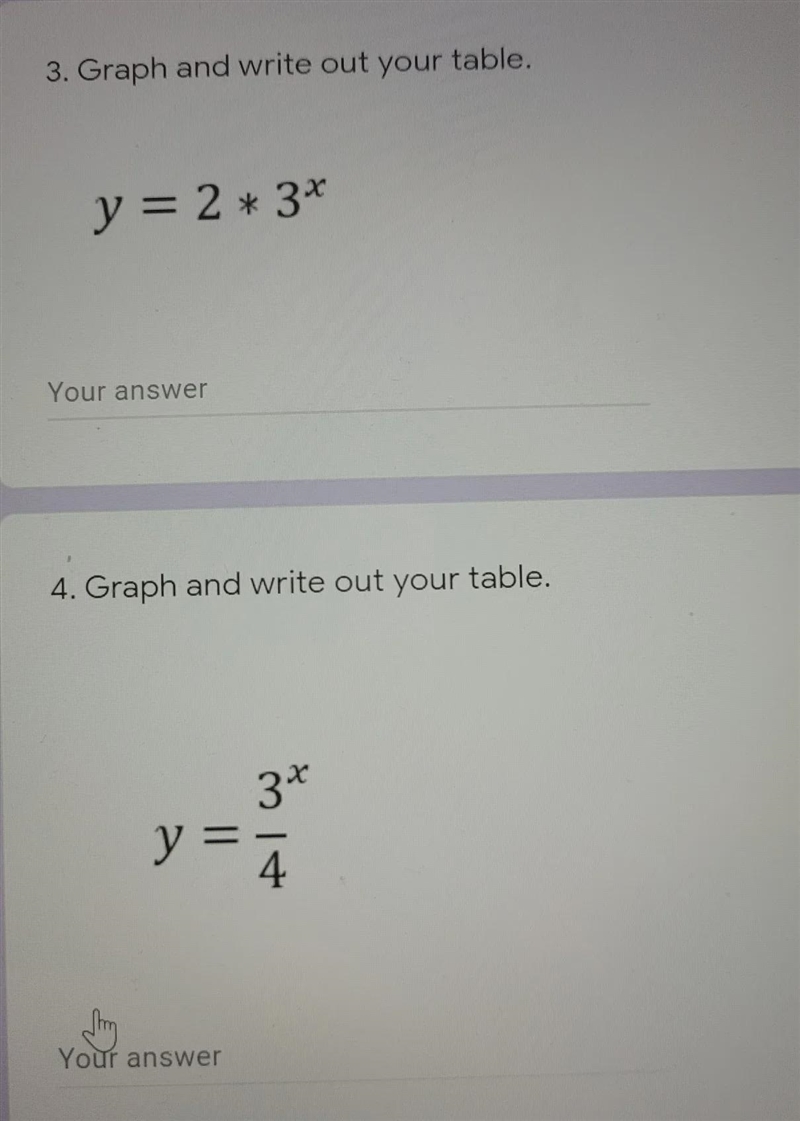 Can you answer 3 please show a table graph and work-example-1