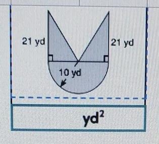 Find the area of figure using 3.14 for pi. round your answer to nearest tenth if necessary-example-1