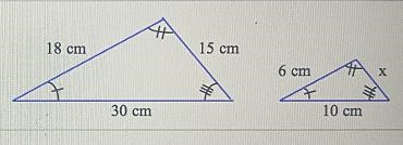 Use similar triangles and the fact that corresponding sides are proportional to find-example-1