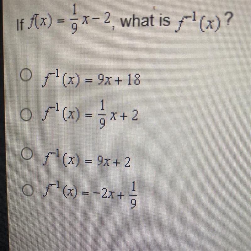 If f(x) = 1 x - 2 v x-2, what is f¹(x)?-example-1