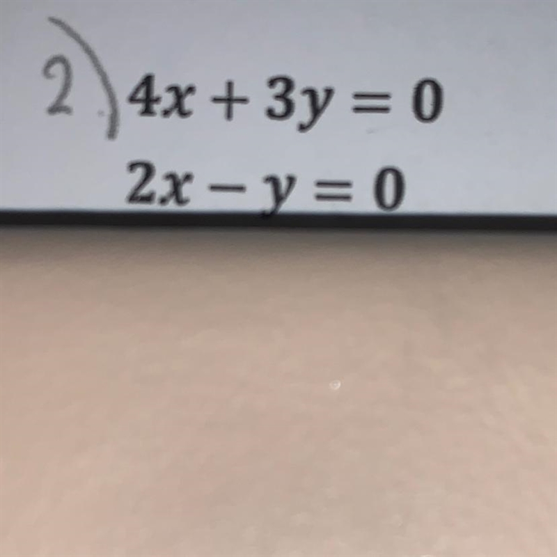 Solve the state whether there is no solution one solution specify it or infinitely-example-1