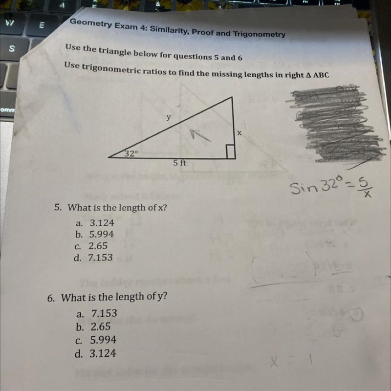 What is length of X and length of Y-example-1