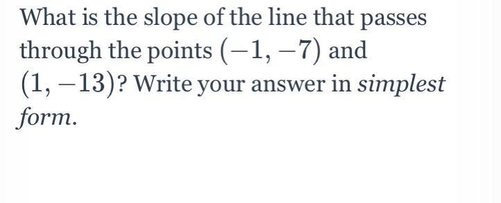 Finding the slope from points-example-1