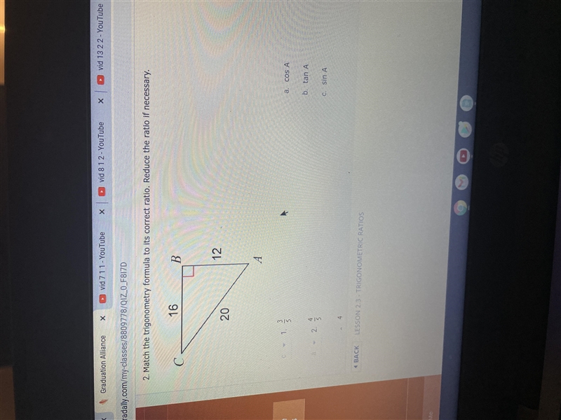 Need to match to correct ratios-example-1