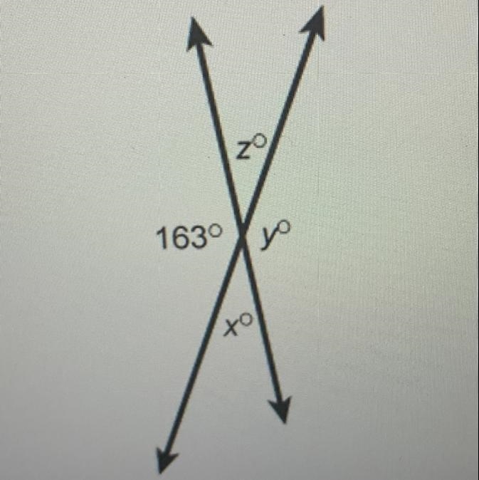 What is the measure of angle y In this figure? Enter your answer in the box. y=____-example-1