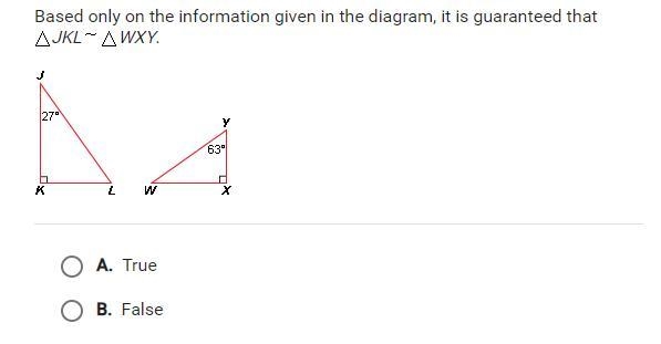 Based only on the information given in the diagram, it is guaranteed that JKL WXY-example-1