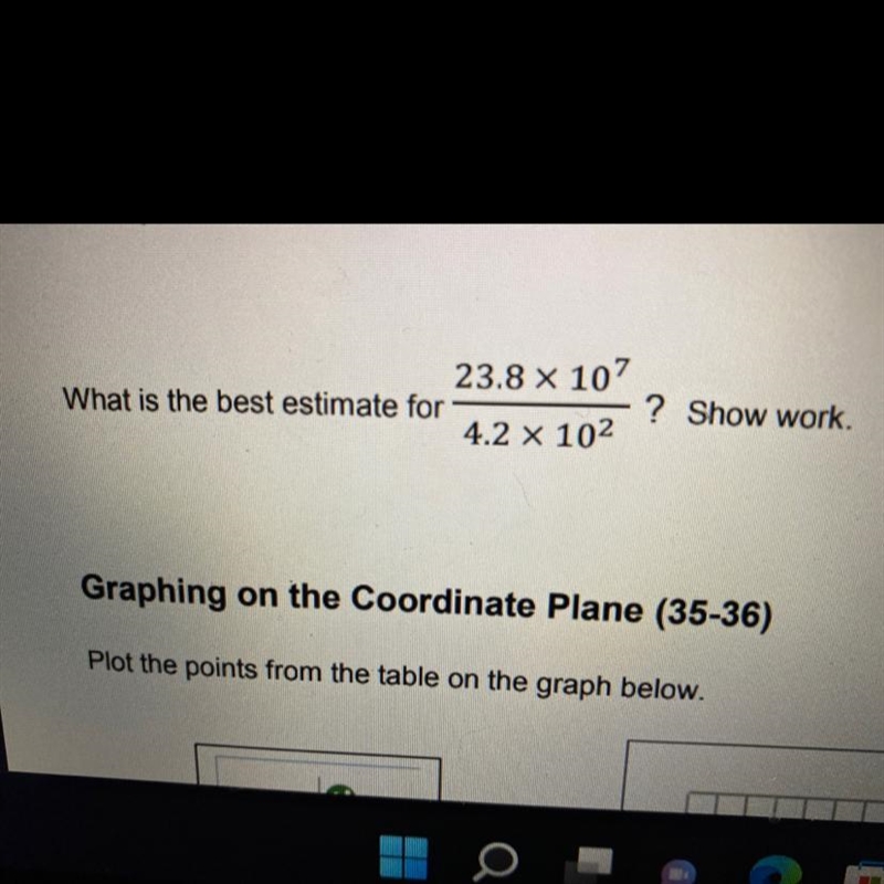 What is the best estimate for this equation can you show me step by step-example-1