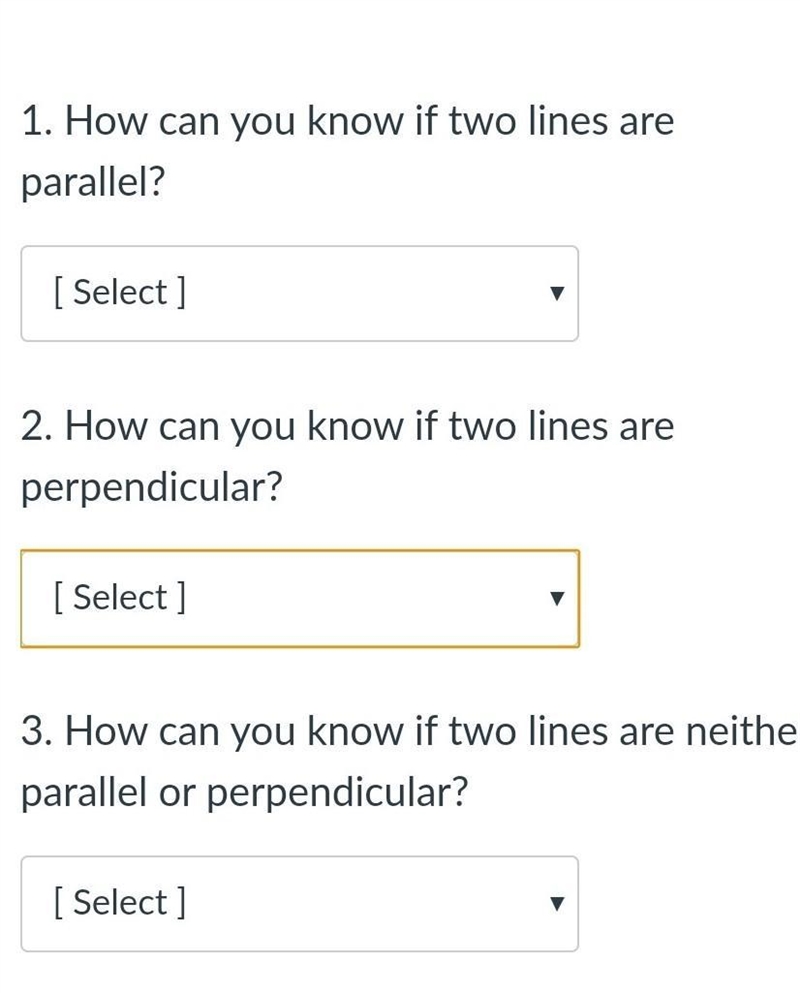 1.How can you know if two lines are parallel?          2. How can you know if two-example-1