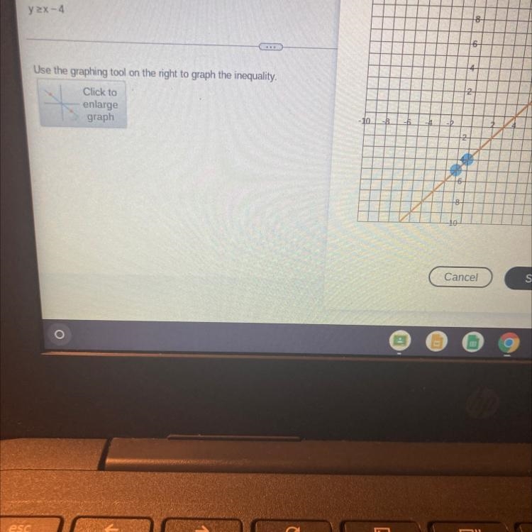 How do I know when to plot the inequality going up or down and can you check if what-example-1