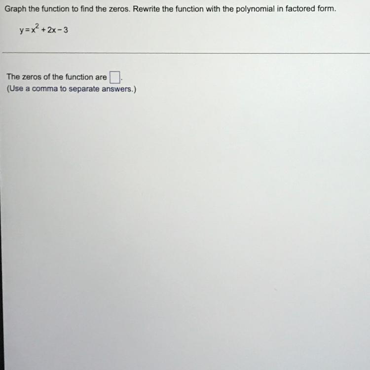 Graph the function to find the area. Rewrite the function with the polynomial in factored-example-1