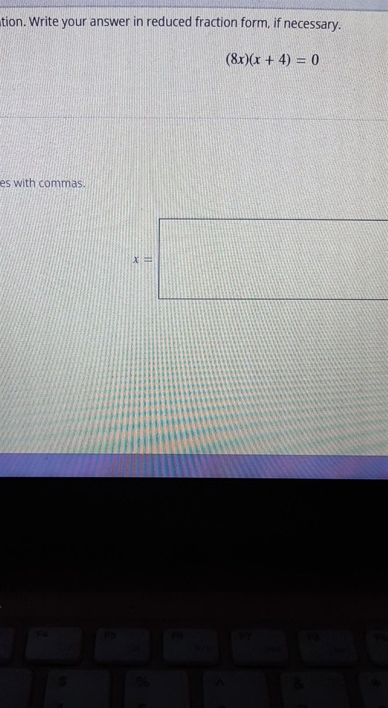 Solve the equation. Write the answer in reduced form, if necessary-example-1