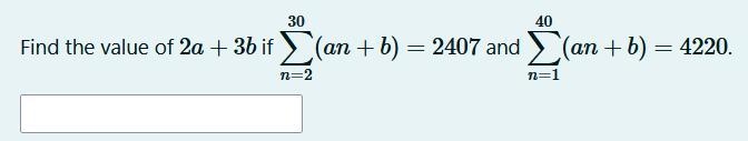 Find the value of 2a + 3b-example-1