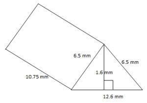 A manufacturer uses a mold to make a part in the shape of a triangular prism. The-example-1