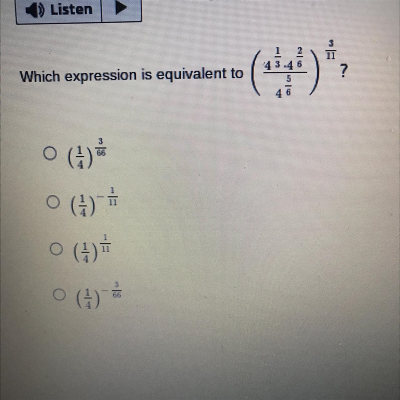 Which expression is equivalent to ↓-example-1