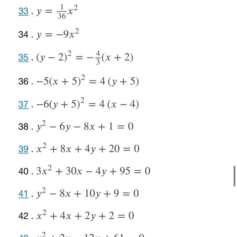 Can you please help me with 42Graph the parabola, labeling the focus and the directrix-example-1