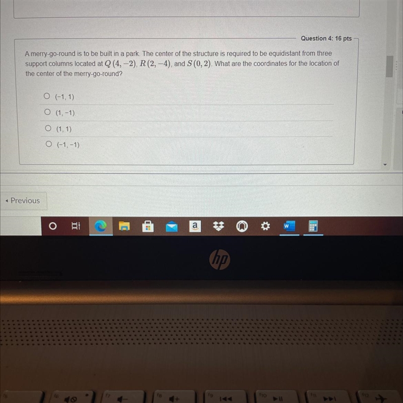 What are the coordinates for the location of the center of the merry-go-round?-example-1