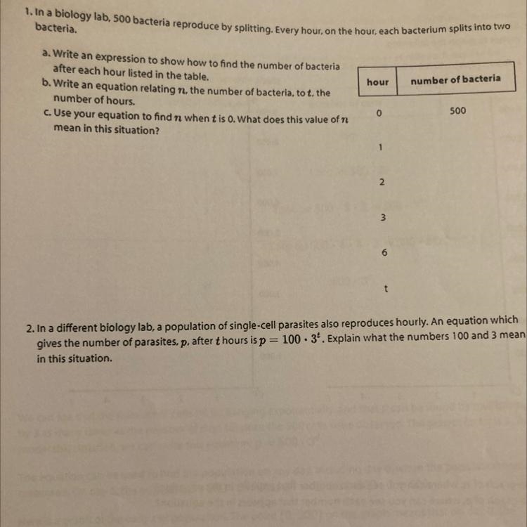 I just need a run down on what to do on these problems and how to solve them.-example-1