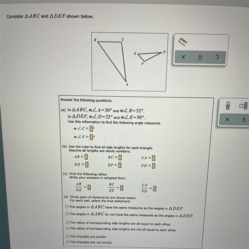 May I please get help with (a) u can’t seem to figure out the answers to them-example-1