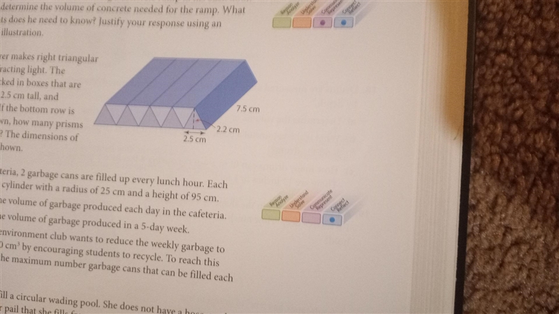 a manufacturer makes right triangle prisms for refracting light The prisms are packed-example-1