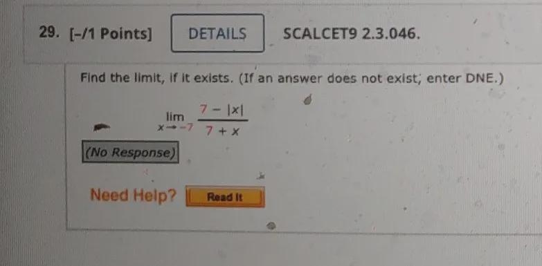 I was just wondering if you could help me find the limit-example-1