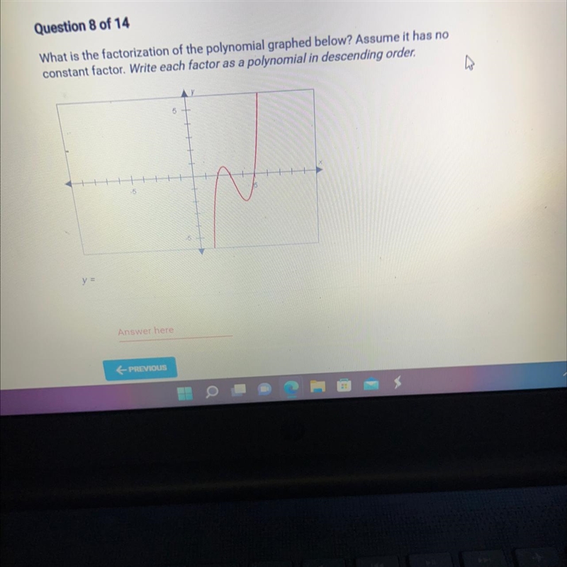 What is the factorization of the polynomial graphed below? Assume it has no constant-example-1