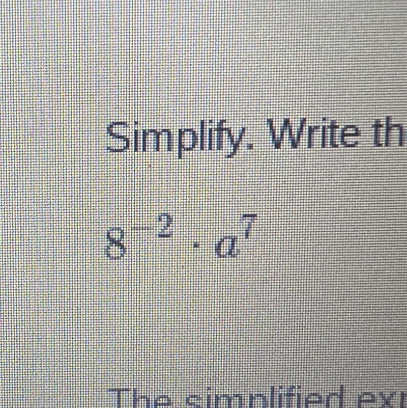 Simplify this problem. Leave answer in exponents.-example-1