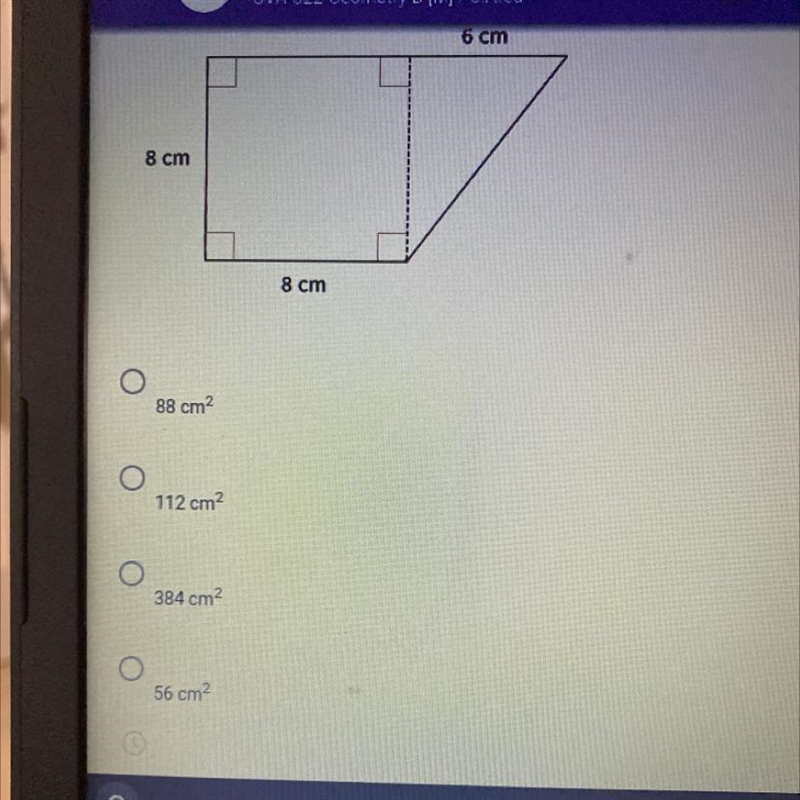 Find the area of the figure-example-1