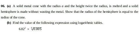 Answer the Both Question in the image using the knowledge of Volume of Solid. 50 points-example-1